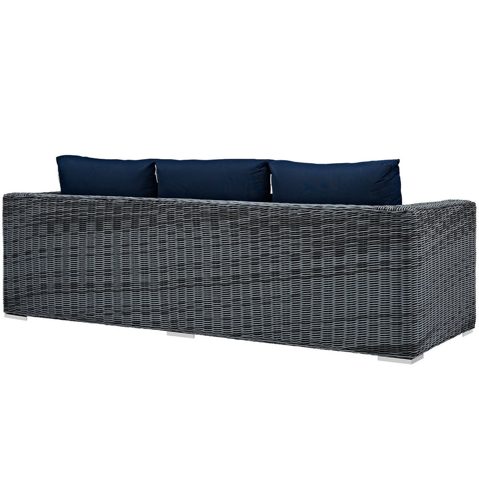 Summon Outdoor Patio SunbrellaÂ® Sofa by Modway