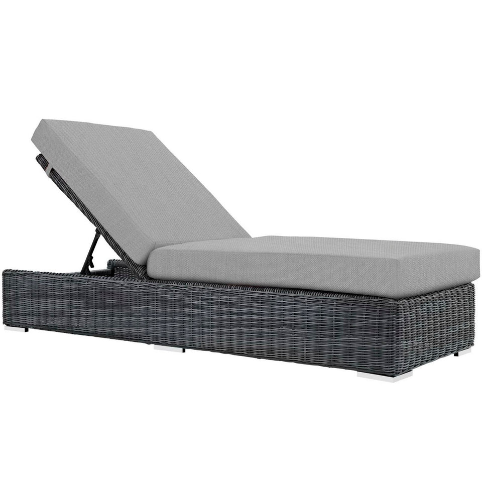 Summon Outdoor Patio Sunbrella® Chaise Lounge by Modway
