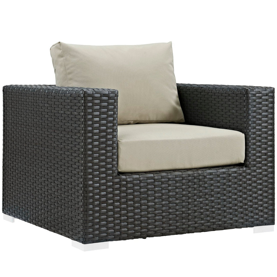 Sojourn 8 Piece Outdoor Sunbrella® Sectional Set by Modway