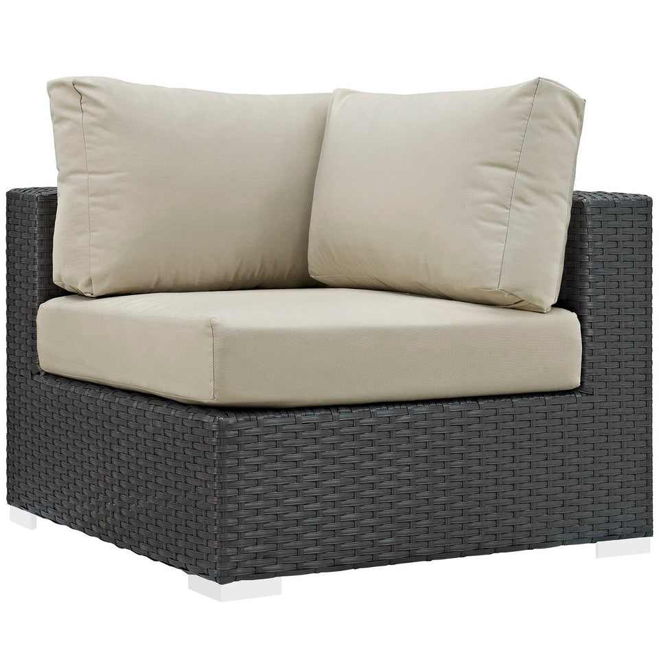Sojourn 7 Piece Outdoor Sunbrella® Sectional Set by Modway