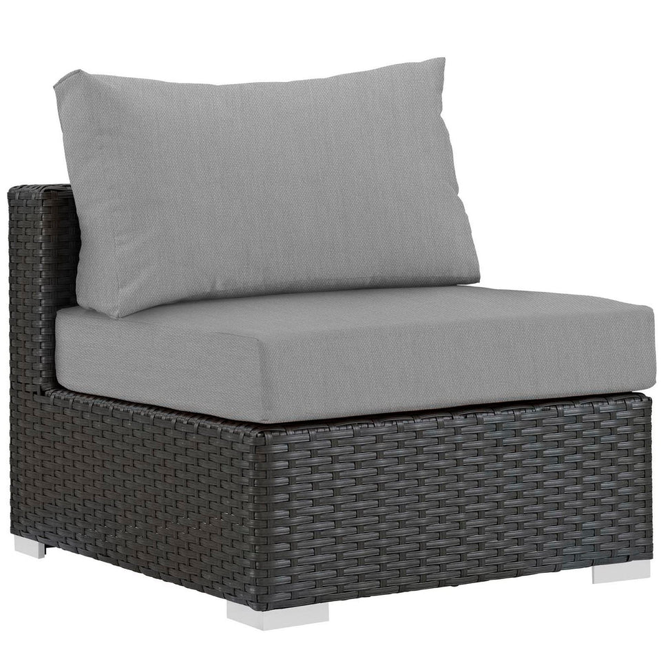 Sojourn 7 Piece Outdoor Sunbrella® Sectional Set by Modway