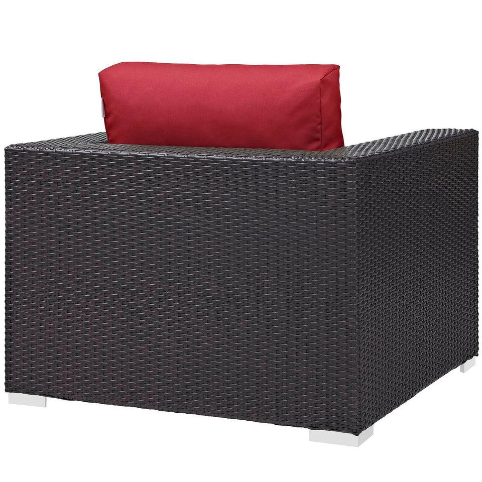 Convene 4 Piece Set Outdoor Patio with Fire Pit by Modway