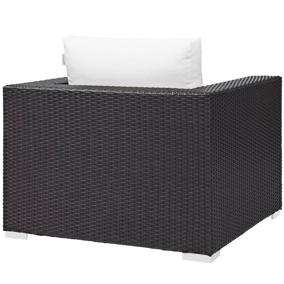 Convene 4 Piece Set Outdoor Patio with Fire Pit by Modway