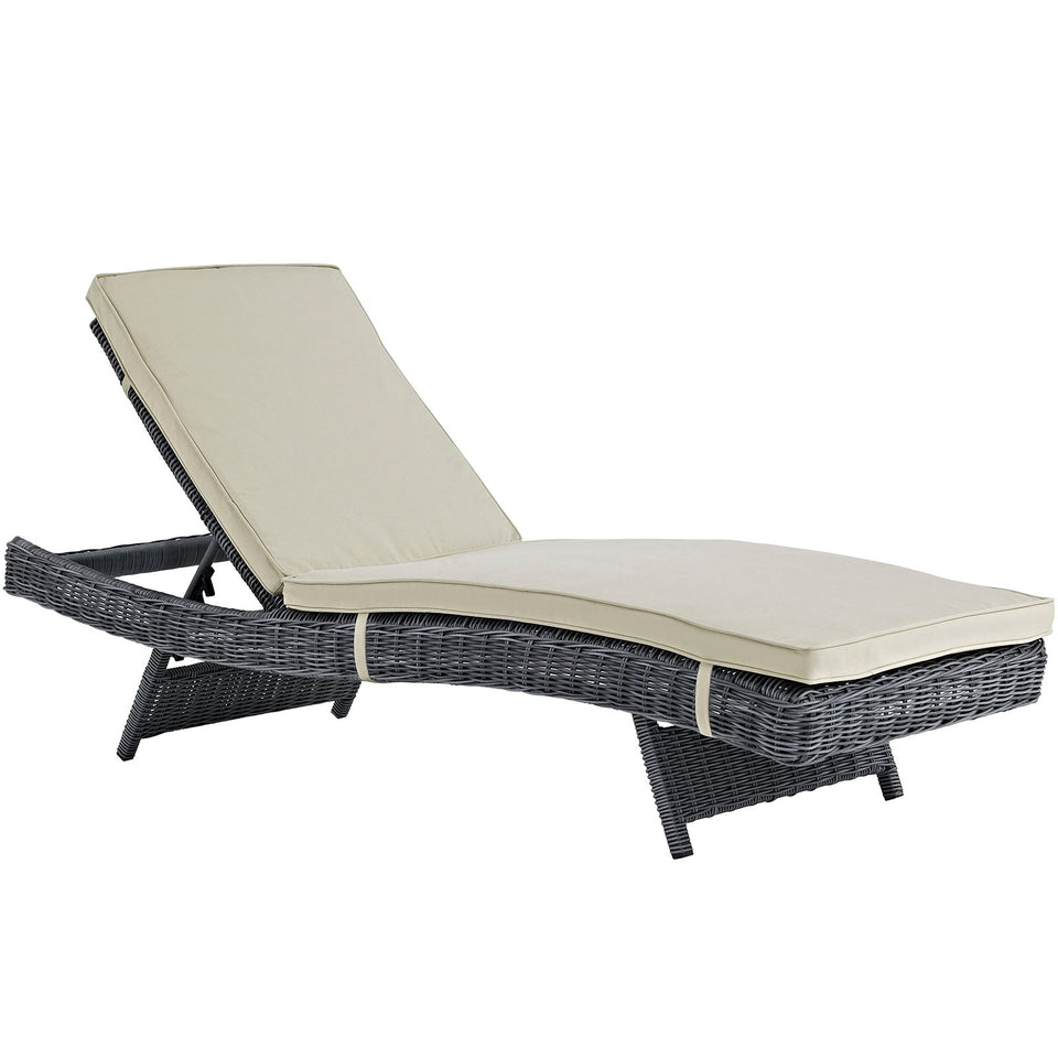 Summon Outdoor Patio Sunbrella® Chaise by Modway