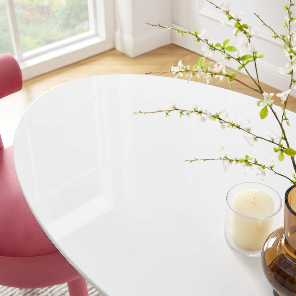 Lippa 48" Oval Wood Dining Table by Modway