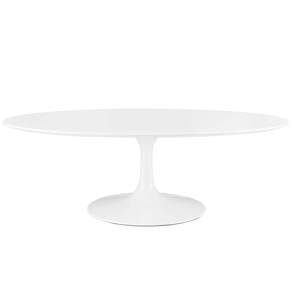 Lippa 48" Oval-Shaped Wood Coffee Table by Modway