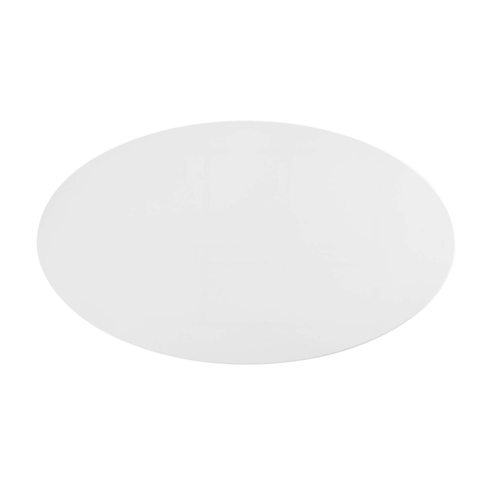 Lippa 48" Oval-Shaped Wood Coffee Table by Modway
