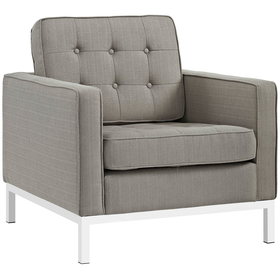 Loft Upholstered Fabric Armchair by Modway