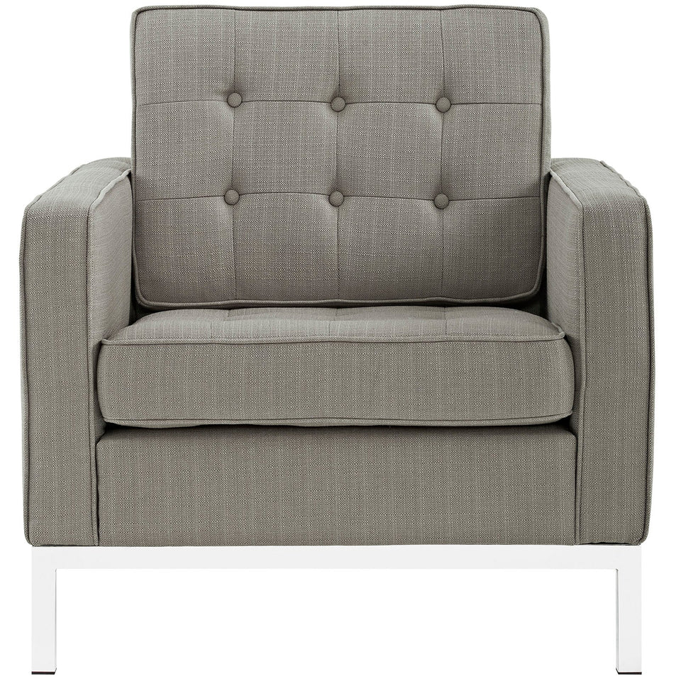 Loft Upholstered Fabric Armchair by Modway