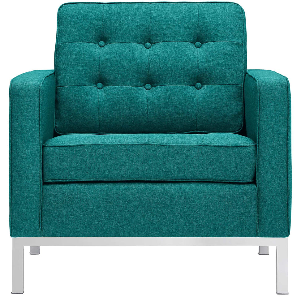 Loft Upholstered Fabric Armchair by Modway