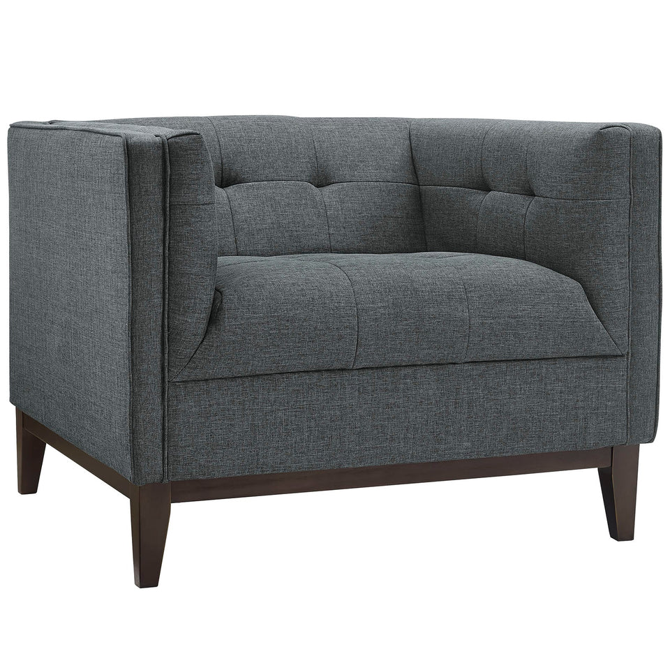 Serve Upholstered Fabric Armchair by Modway