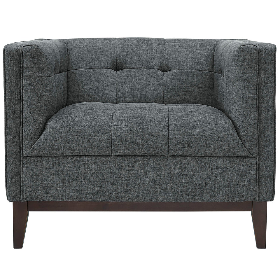Serve Upholstered Fabric Armchair by Modway