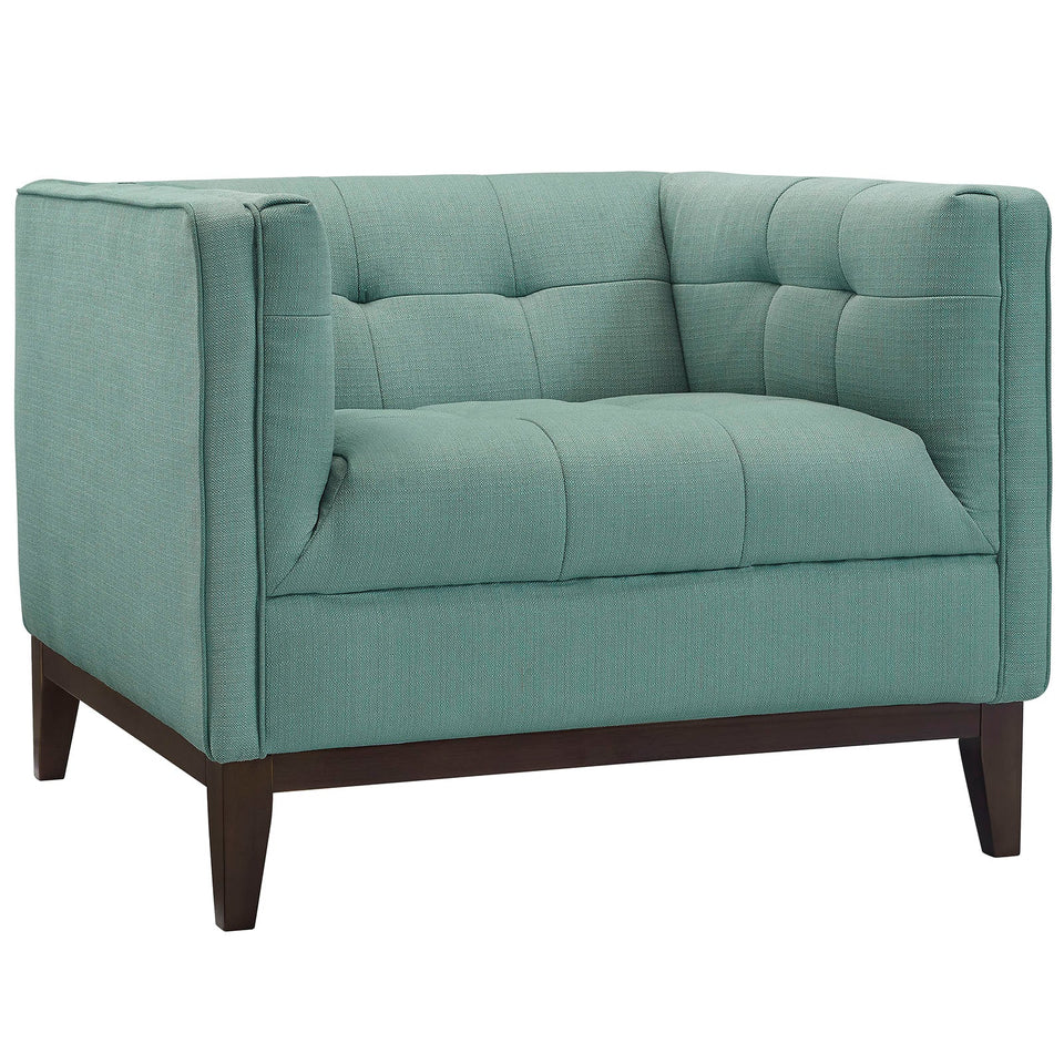 Serve Upholstered Fabric Armchair by Modway