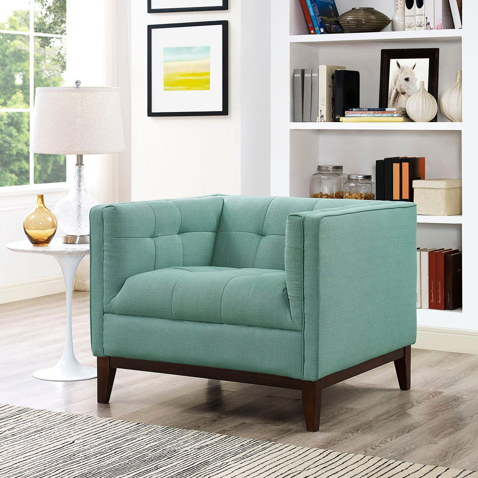 Serve Upholstered Fabric Armchair by Modway