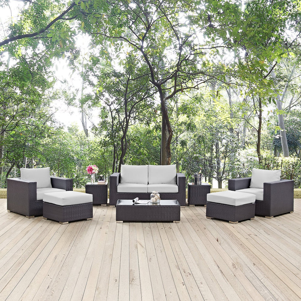 Convene 8 Piece Outdoor Patio Sofa Set by Modway