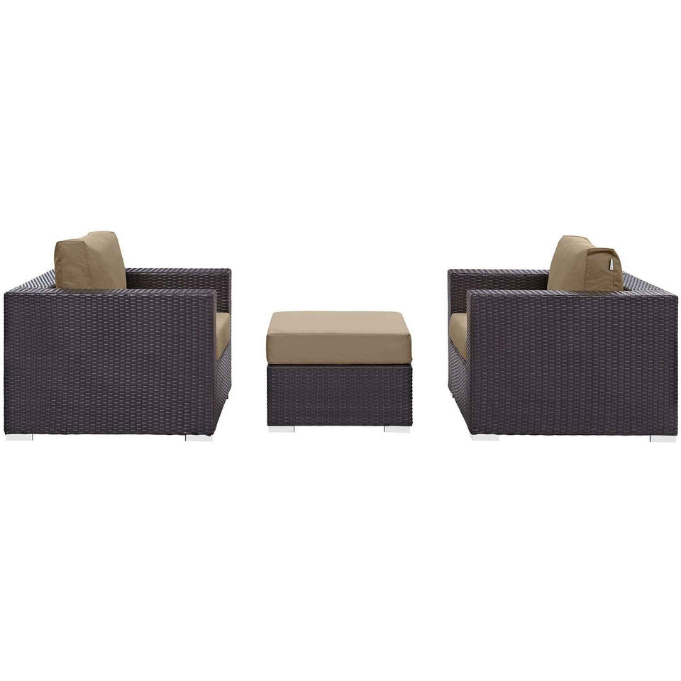Convene 3 Piece Outdoor Patio Sofa Set