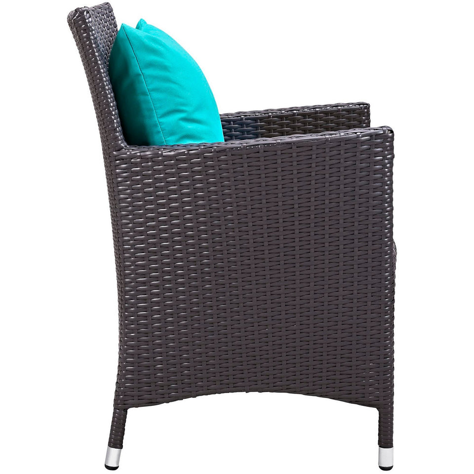 Convene 4 Piece Outdoor Dining Set by Modway