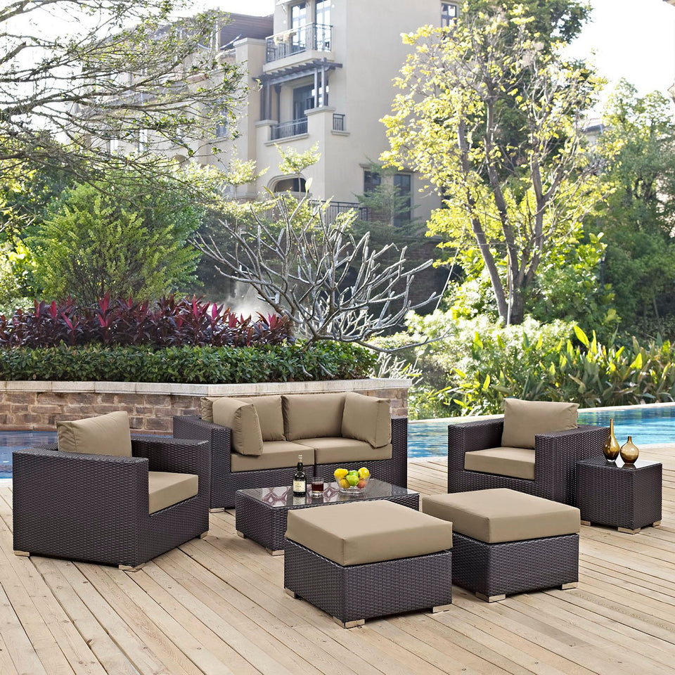 Convene 8 Piece Outdoor Patio Sectional Set by Modway