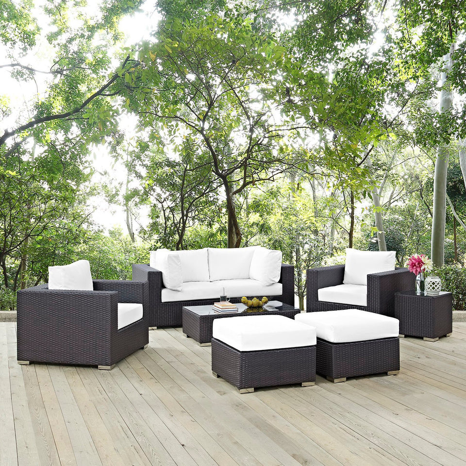 Convene 8 Piece Outdoor Patio Sectional Set by Modway