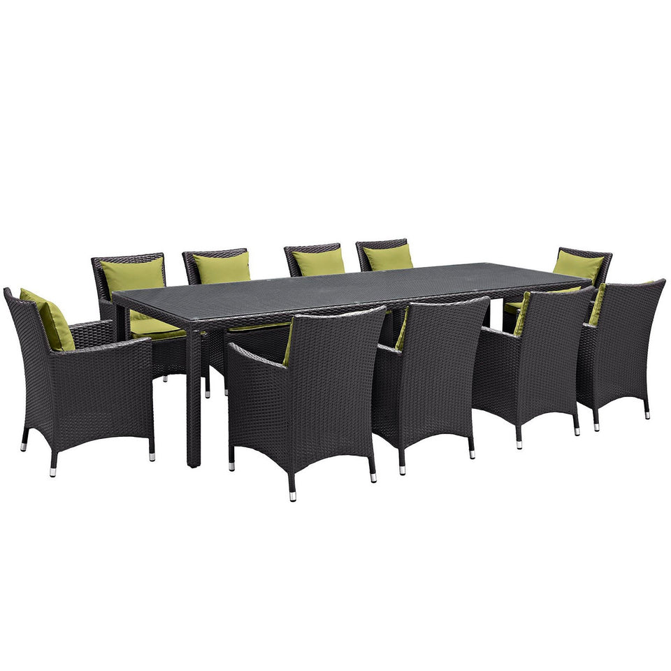 Convene 11 Piece Outdoor Dining Set by Modway