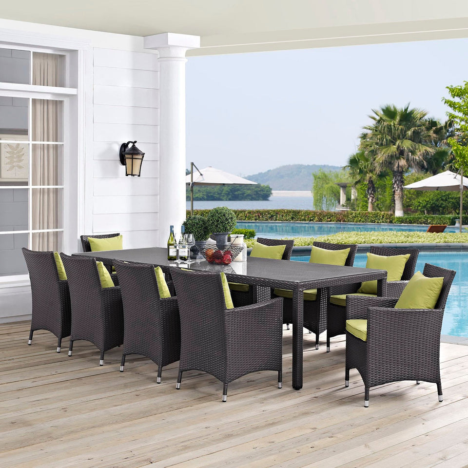 Convene 11 Piece Outdoor Dining Set by Modway