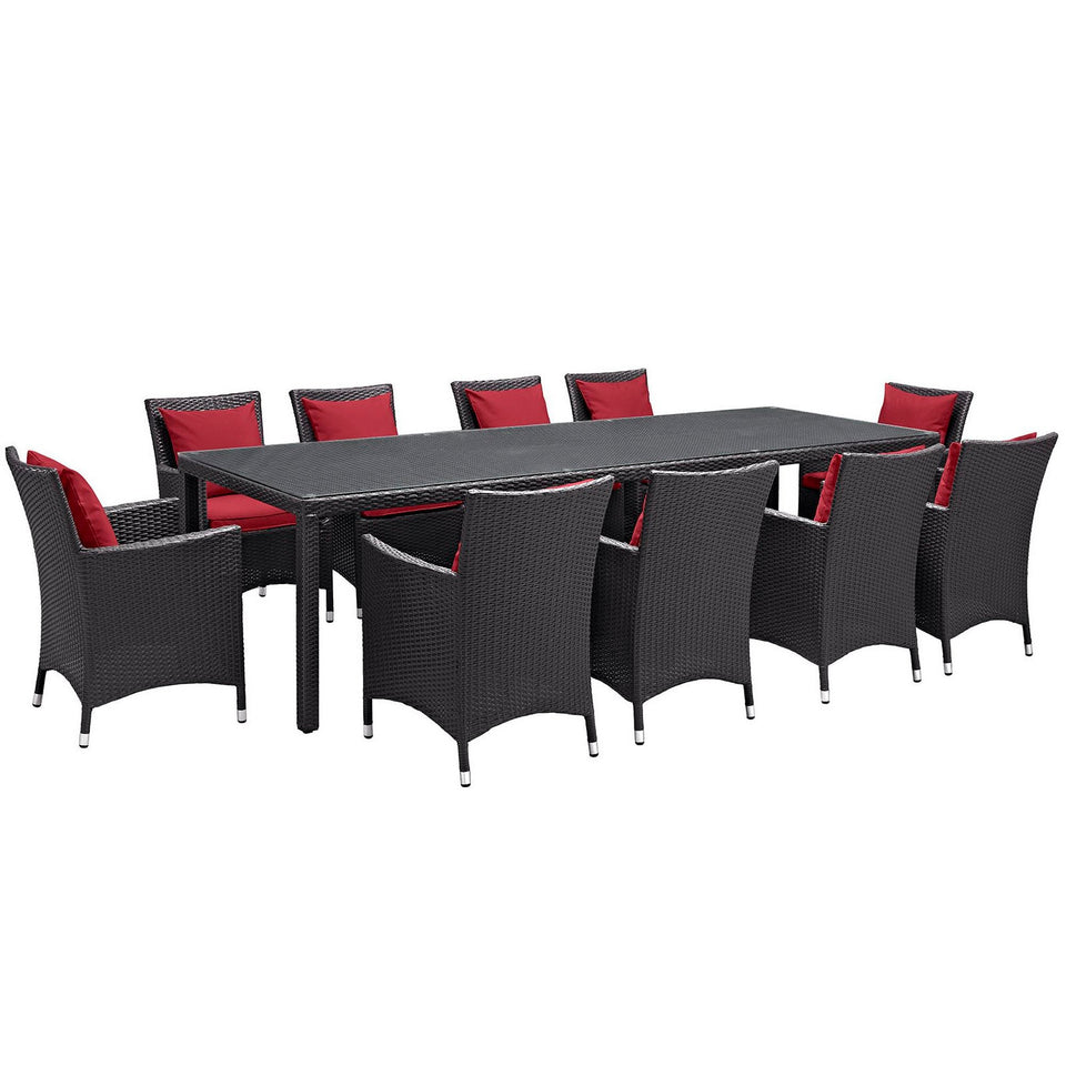 Convene 11 Piece Outdoor Dining Set by Modway