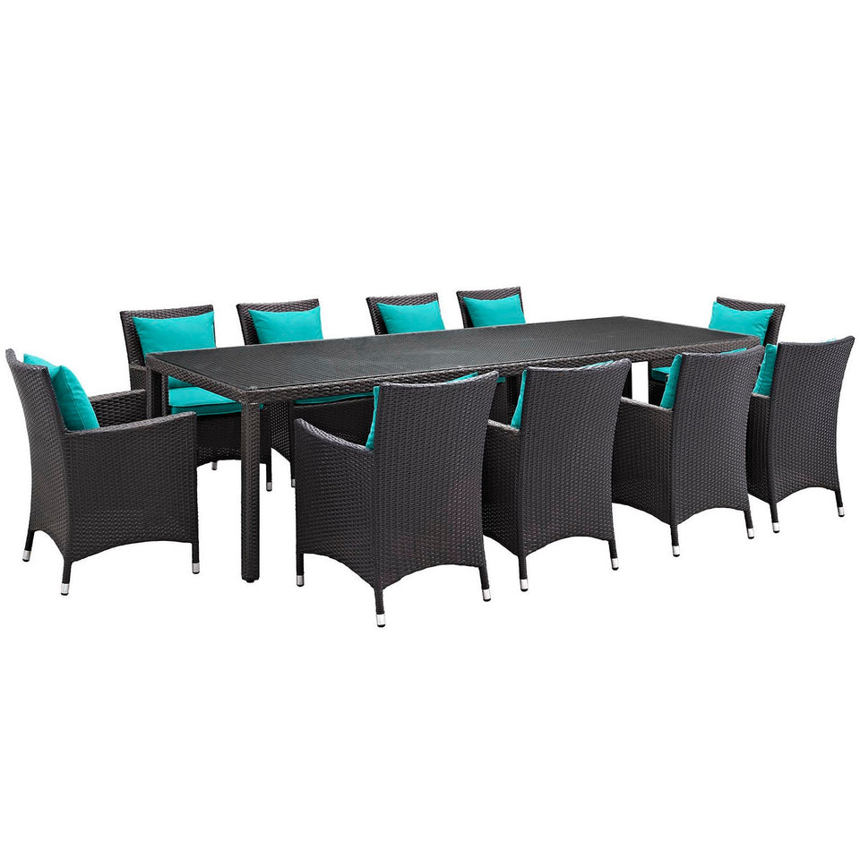 Convene 11 Piece Outdoor Dining Set by Modway
