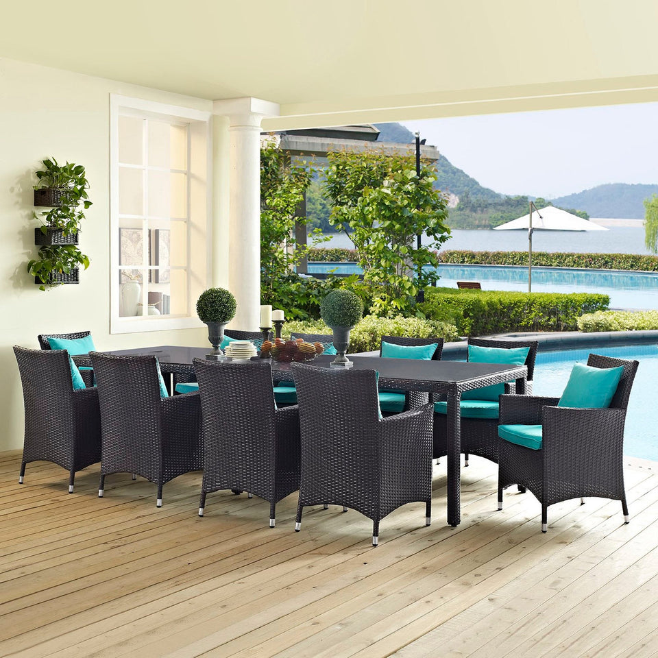 Convene 11 Piece Outdoor Dining Set by Modway