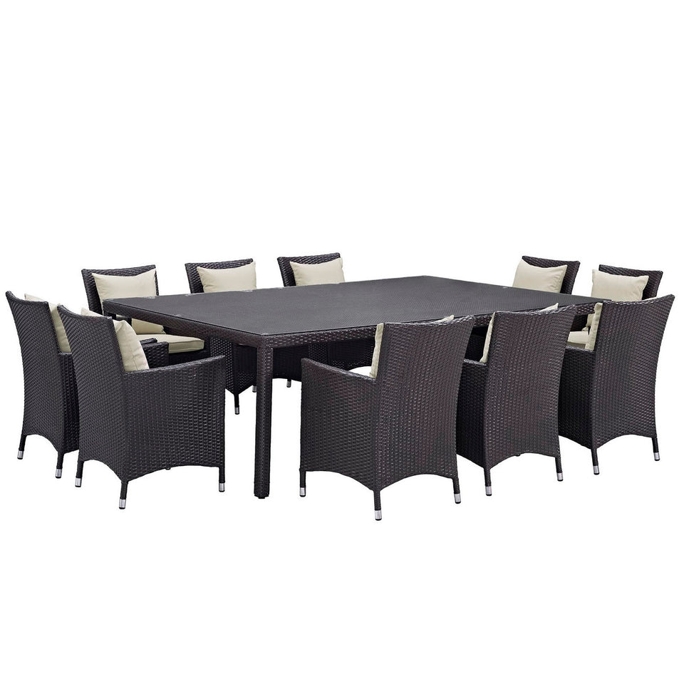 Convene 11 Piece Outdoor Dining Set by Modway