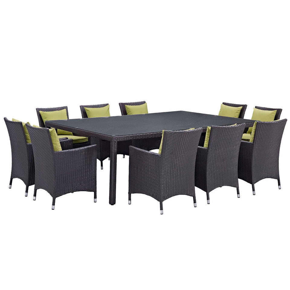 Convene 11 Piece Outdoor Dining Set by Modway