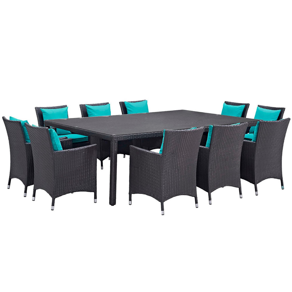 Convene 11 Piece Outdoor Dining Set by Modway