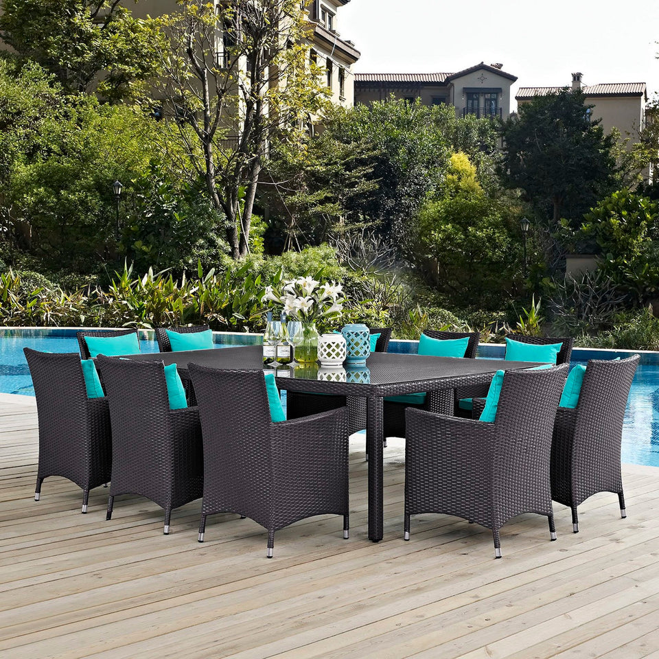 Convene 11 Piece Outdoor Dining Set by Modway