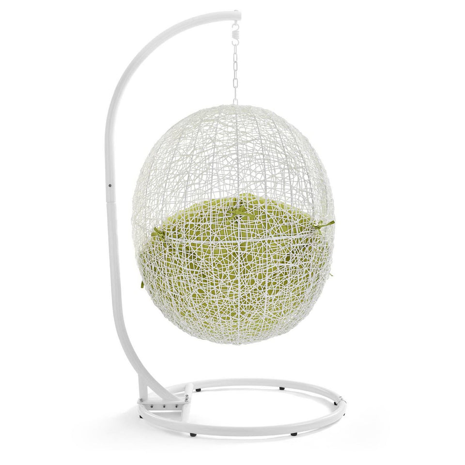 Hide Outdoor Patio Swing Chair With Stand by Modway