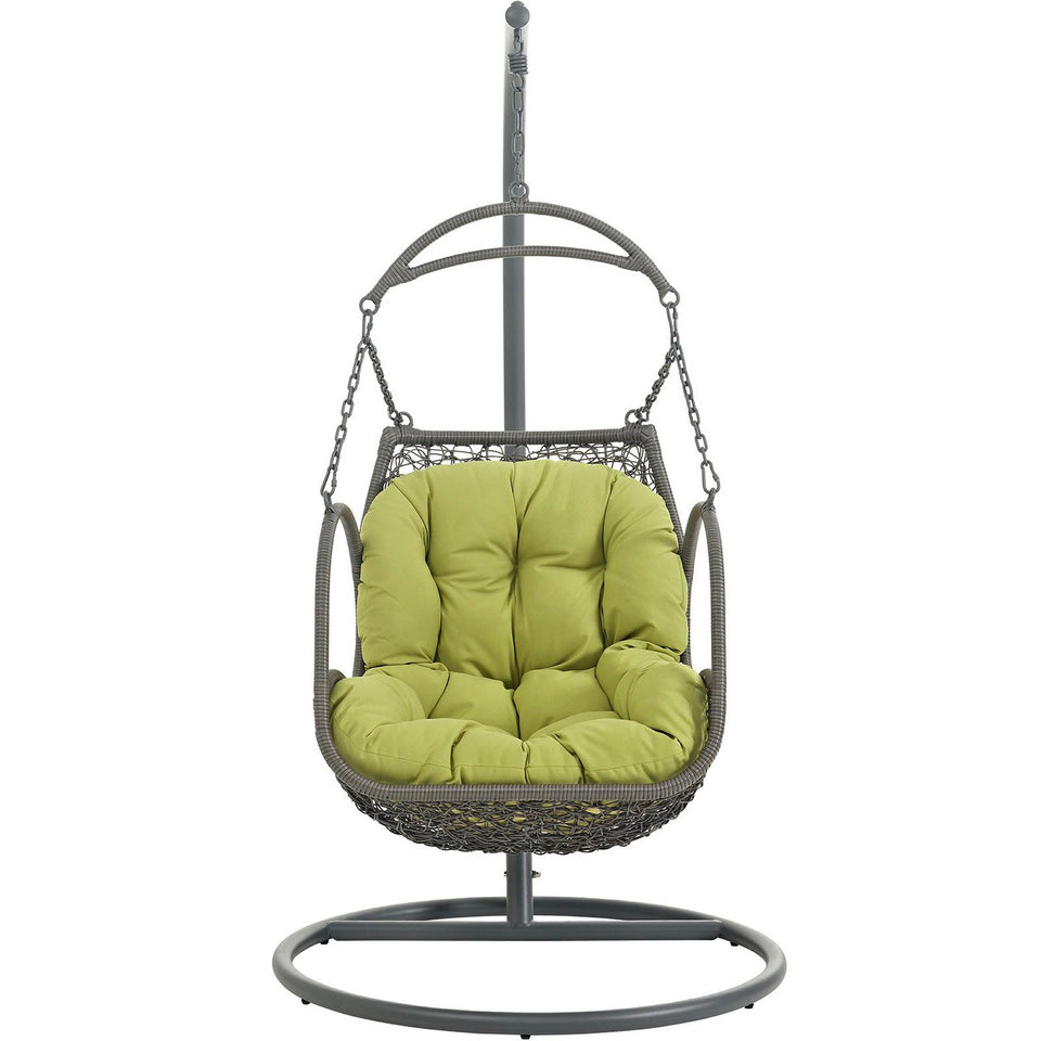 Arbor Outdoor Patio Wood Swing Chair by Modway