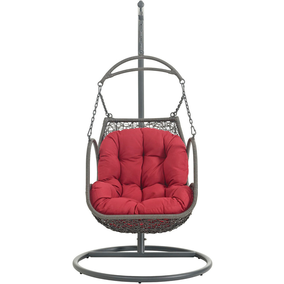 Arbor Outdoor Patio Wood Swing Chair by Modway