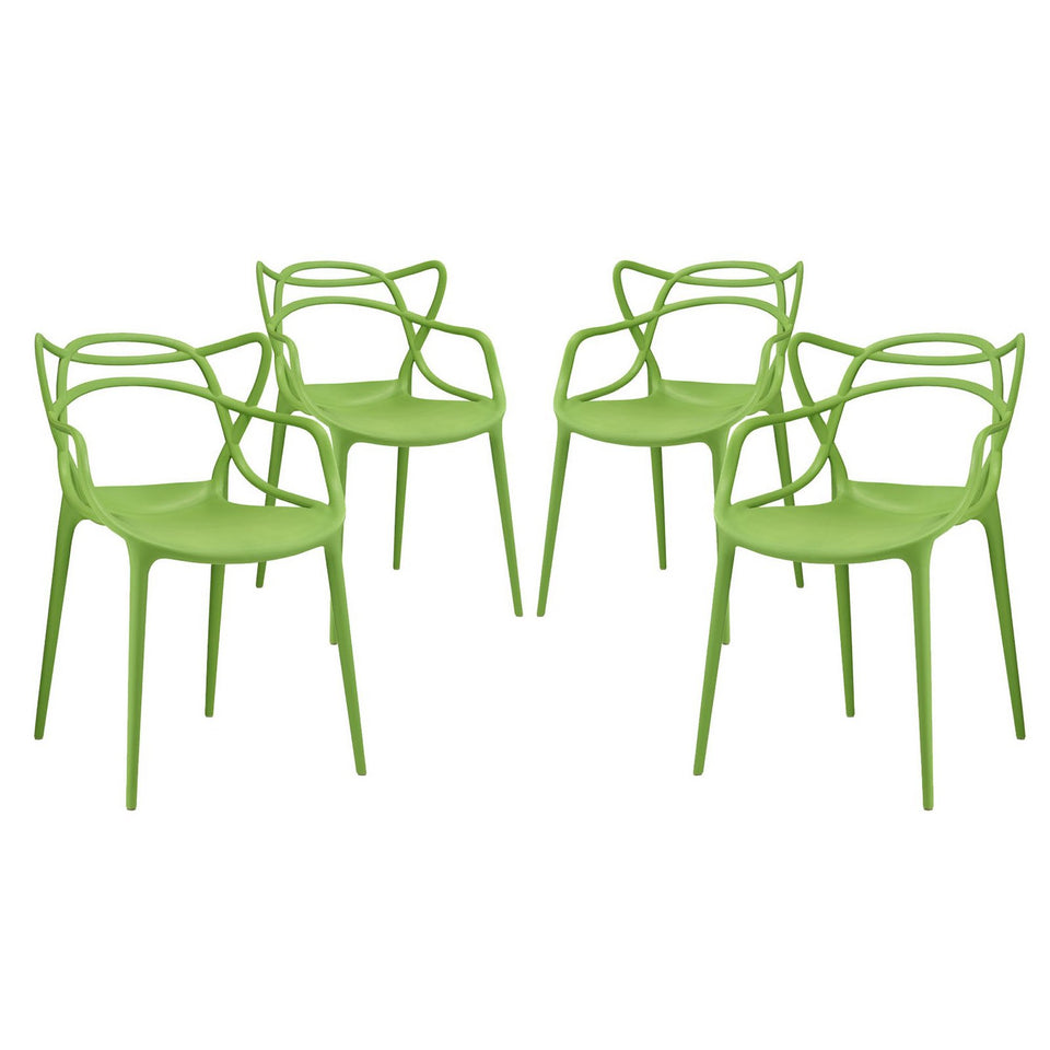Entangled Dining Set Set of 4 by Modway