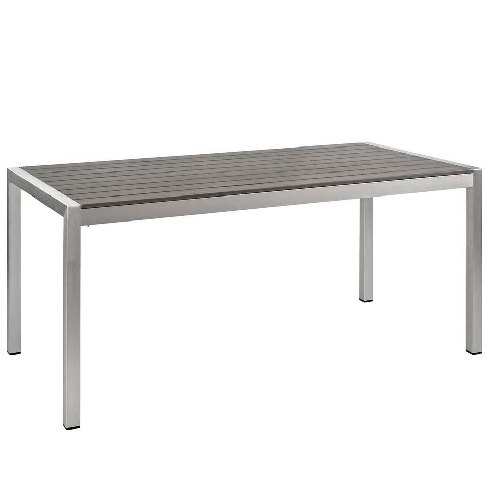 Shore 3 Piece Outdoor Patio Aluminum Dining Set by Modway