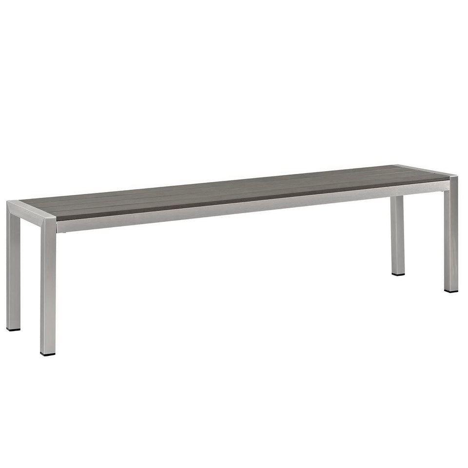 Shore 3 Piece Outdoor Patio Aluminum Dining Set by Modway