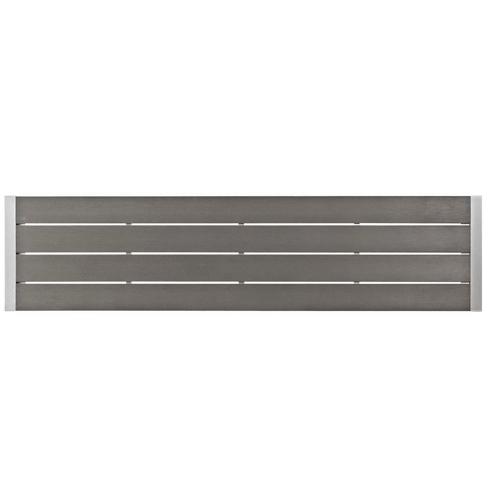 Shore 3 Piece Outdoor Patio Aluminum Dining Set by Modway