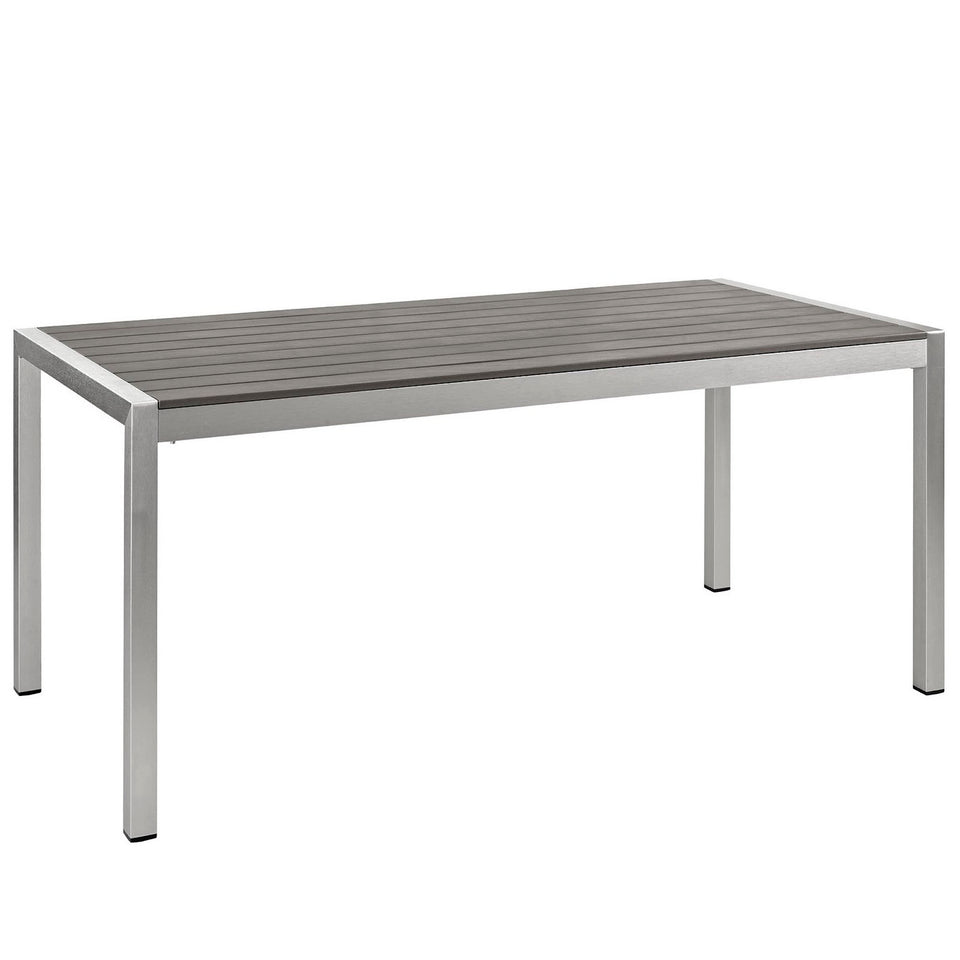 Shore 5 Piece Outdoor Patio Aluminum Dining Set by Modway