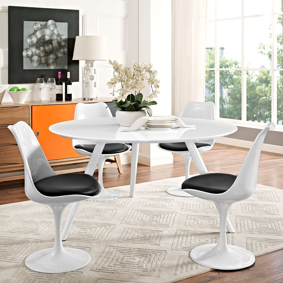 Lippa Round Wood Dining Table with Tripod Base by Modway