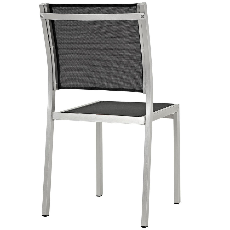 Shore Outdoor Patio Aluminum Side Chair Set of 2 by Modway