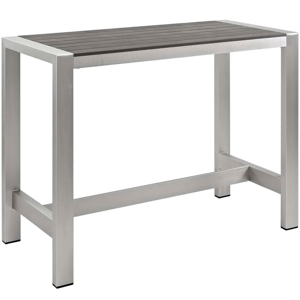 Shore 5 Piece Outdoor Patio Aluminum Dining Set by Modway