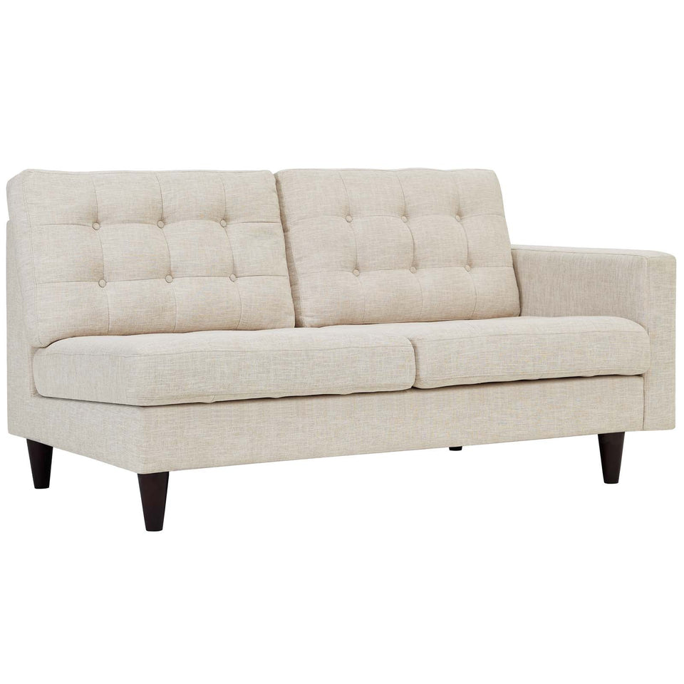Empress Right-Facing Upholstered Fabric Loveseat by Modway