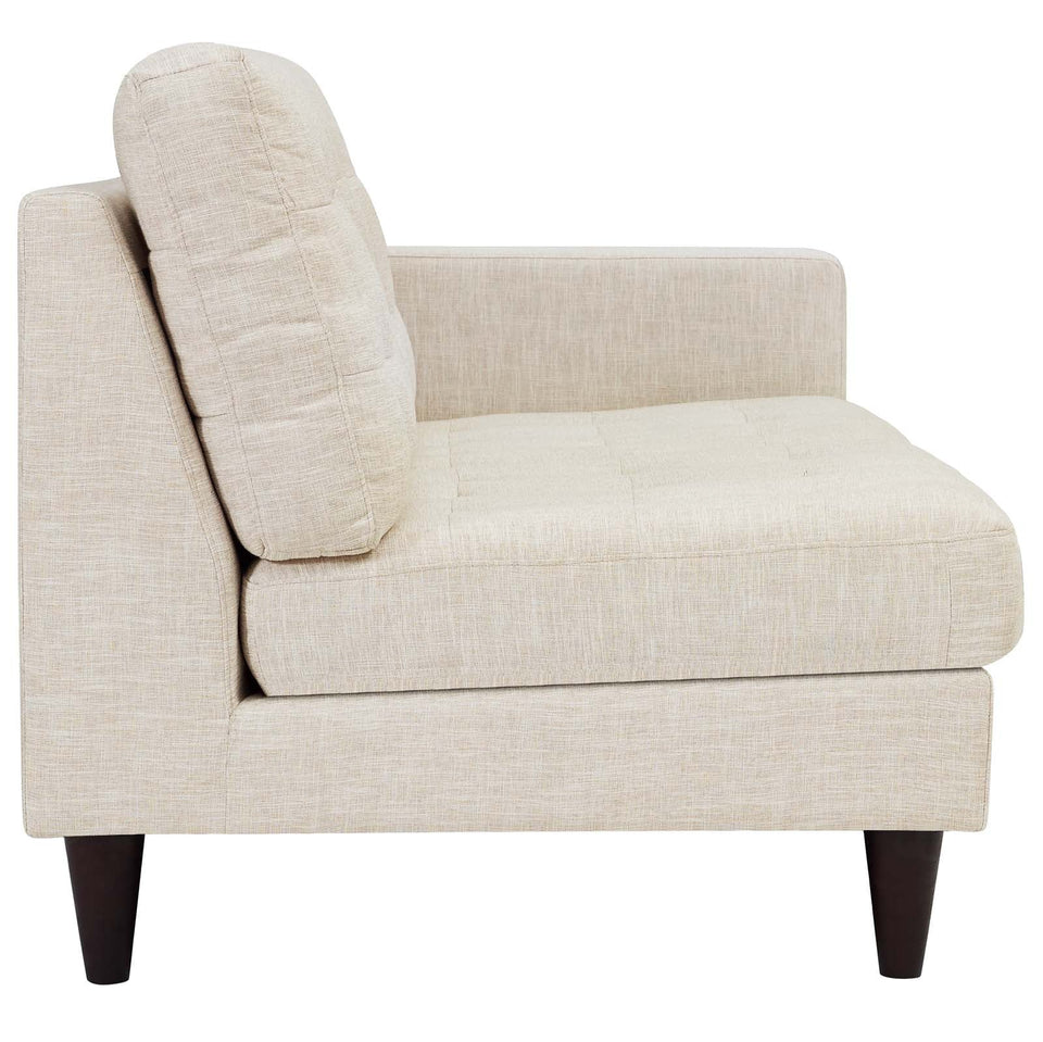Empress Right-Facing Upholstered Fabric Loveseat by Modway