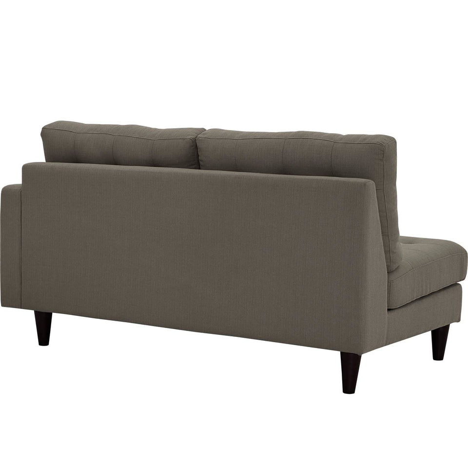 Empress Right-Facing Upholstered Fabric Loveseat by Modway