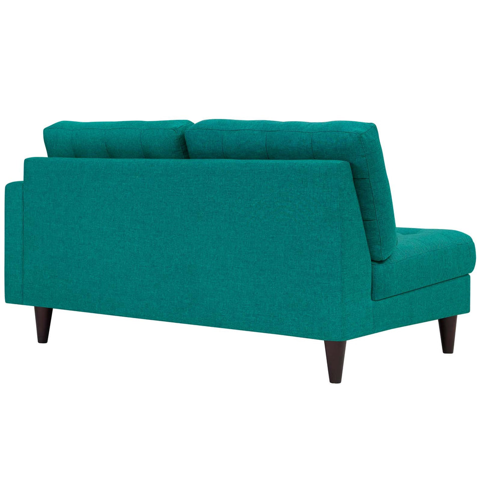 Empress Right-Facing Upholstered Fabric Loveseat by Modway