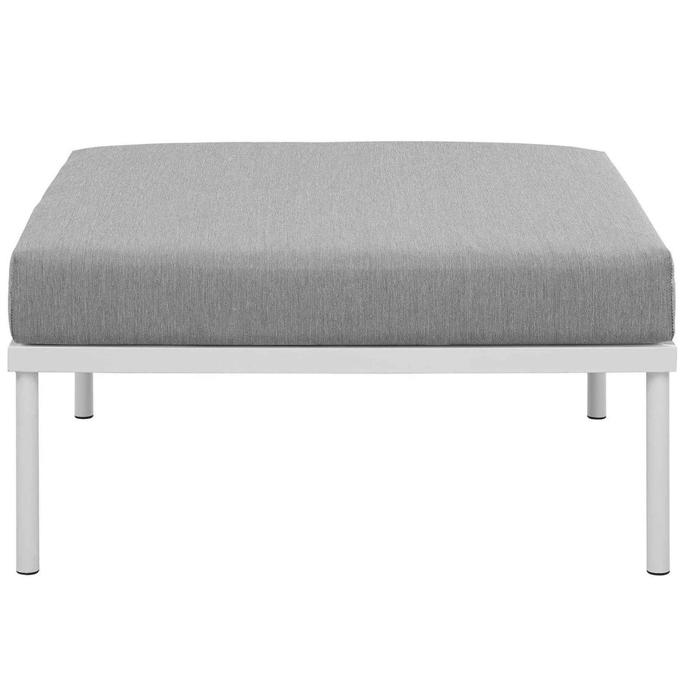 Harmony Outdoor Patio Aluminum Ottoman by Modway