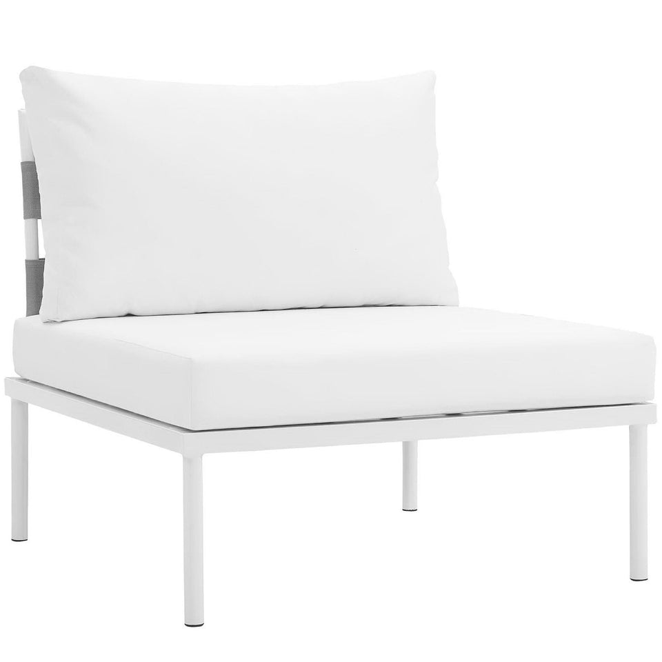 Harmony 7 Piece Outdoor Aluminum Sectional Sofa Set by Modway