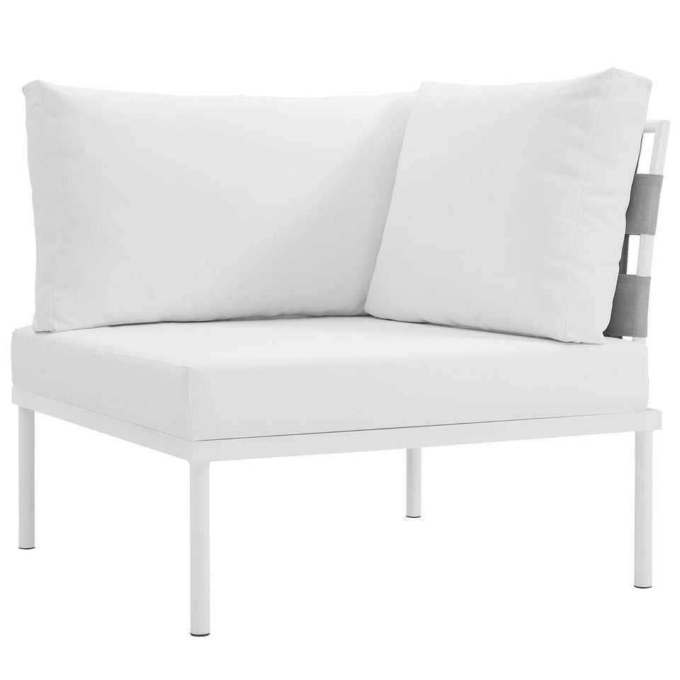 Harmony 7 Piece Outdoor Aluminum Sectional Sofa Set by Modway